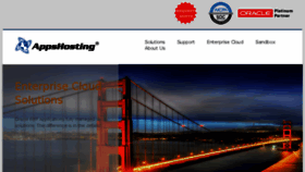 What Appshosting.com website looked like in 2014 (9 years ago)