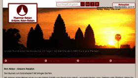 What Antares-asien-reisen.de website looked like in 2014 (9 years ago)
