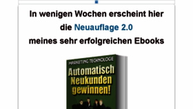 What Automatisch-neukunden.de website looked like in 2014 (10 years ago)