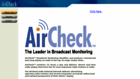 What Aircheckindia.com website looked like in 2014 (10 years ago)