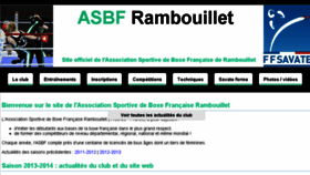 What Asbf-rambouillet.fr website looked like in 2014 (9 years ago)