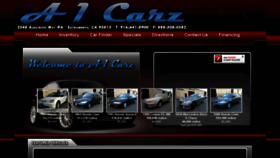 What A1carz.com website looked like in 2014 (9 years ago)