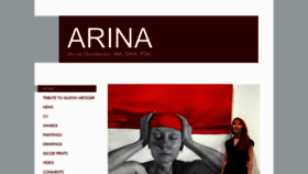What Arina-art.com website looked like in 2014 (9 years ago)