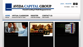 What Avidacapital.com website looked like in 2014 (9 years ago)