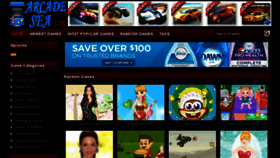 What Arcadesea.com website looked like in 2014 (9 years ago)
