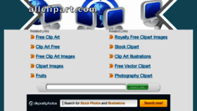 What Allclipart.com website looked like in 2014 (9 years ago)