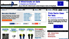 What Adessowind.com website looked like in 2014 (9 years ago)