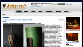 What Antiquus.it website looked like in 2014 (9 years ago)