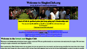 What Activityclub.org website looked like in 2014 (9 years ago)