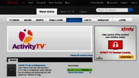 What Activitytv.com website looked like in 2014 (9 years ago)