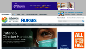 What Advancefornurses.com website looked like in 2014 (9 years ago)
