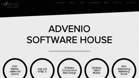 What Advenio.it website looked like in 2014 (9 years ago)