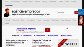 What Agenciaempregos.net website looked like in 2014 (9 years ago)