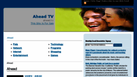What Ahead.tv website looked like in 2014 (9 years ago)
