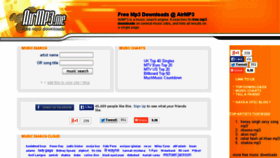 What Airmp3.net website looked like in 2014 (9 years ago)