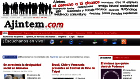 What Ajintem.com website looked like in 2014 (9 years ago)