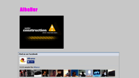 What Albanur.net website looked like in 2014 (11 years ago)
