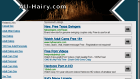 What All-hairy.com website looked like in 2014 (9 years ago)