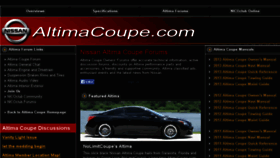 What Altimacoupe.com website looked like in 2014 (9 years ago)