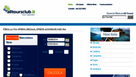 What Alltoursclub.it website looked like in 2014 (9 years ago)