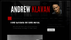 What Andrewklavan.com website looked like in 2014 (9 years ago)