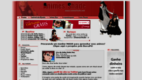 What Animeshade.com website looked like in 2014 (9 years ago)