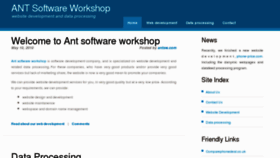 What Antsw.com website looked like in 2014 (9 years ago)