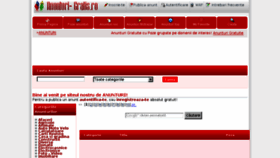 What Anunturi-gratis.ro website looked like in 2014 (9 years ago)