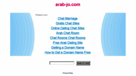 What Arab-jo.com website looked like in 2014 (9 years ago)