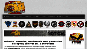 What Arma2.es website looked like in 2014 (11 years ago)