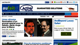 What Aufaitmaroc.com website looked like in 2014 (9 years ago)
