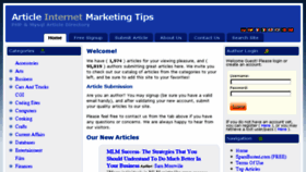 What Article-internet-marketing-tips.com website looked like in 2014 (9 years ago)