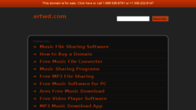 What Artwd.com website looked like in 2014 (9 years ago)