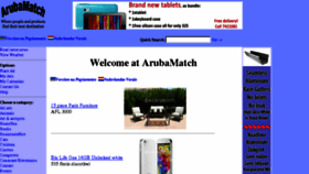 What Arubamatch.com website looked like in 2014 (9 years ago)