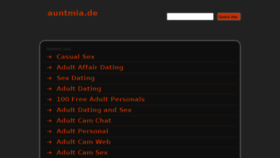 What Auntmia.de website looked like in 2014 (9 years ago)