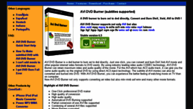 What Avidvdburner.com website looked like in 2014 (9 years ago)