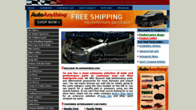 What Autosportz.com website looked like in 2014 (9 years ago)