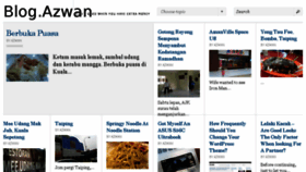 What Azwan.my website looked like in 2014 (9 years ago)