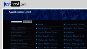 What Awekcomel.net website looked like in 2014 (9 years ago)
