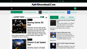 What Apk4download.com website looked like in 2014 (9 years ago)