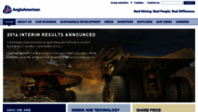 What Angloamerican.com website looked like in 2014 (9 years ago)