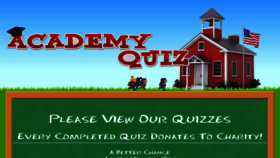 What Academyquiz.com website looked like in 2014 (9 years ago)