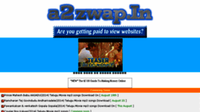 What A2zwap.in website looked like in 2014 (9 years ago)
