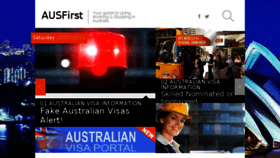 What Ausfirst.co website looked like in 2014 (9 years ago)