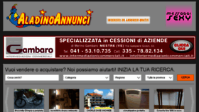 What Aladinoannunci.it website looked like in 2014 (9 years ago)