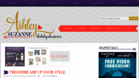 What Ashleysuzanne.com website looked like in 2014 (11 years ago)