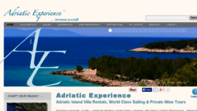What Adriaticlifestyle.com website looked like in 2014 (9 years ago)