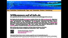What Af-info.de website looked like in 2014 (9 years ago)