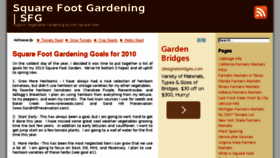 What Allaboutsquarefootgardening.com website looked like in 2014 (9 years ago)