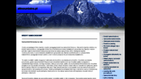 What Allmountain.pl website looked like in 2014 (9 years ago)